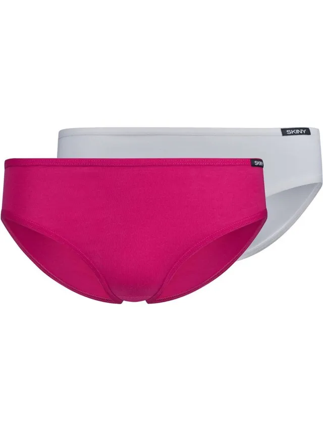 Skiny Slip 140 Set van 2 Pink/Weiß