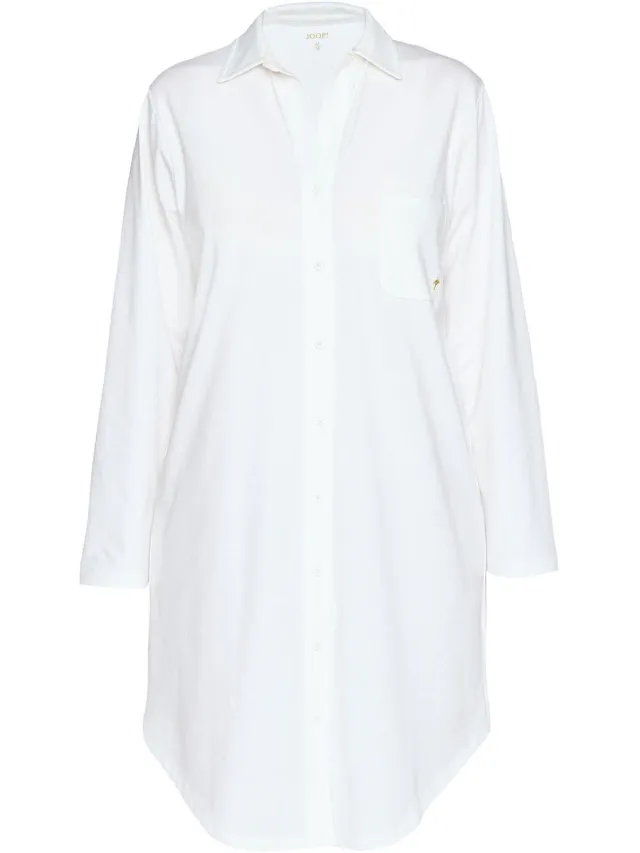 Joop! Nachthemd Loungewear OPEN WHITE