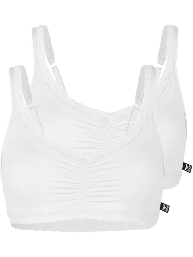 Like it! 2-pack soft bh Olivia wit