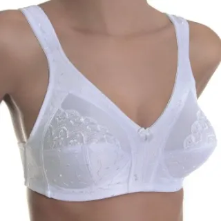 sassa Classic Functional Soft Bra beugelloze bh wit
