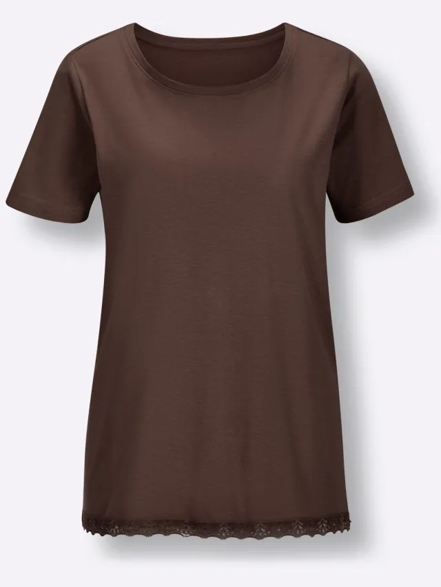 Pyjama-Shirt chocolade, foto 2