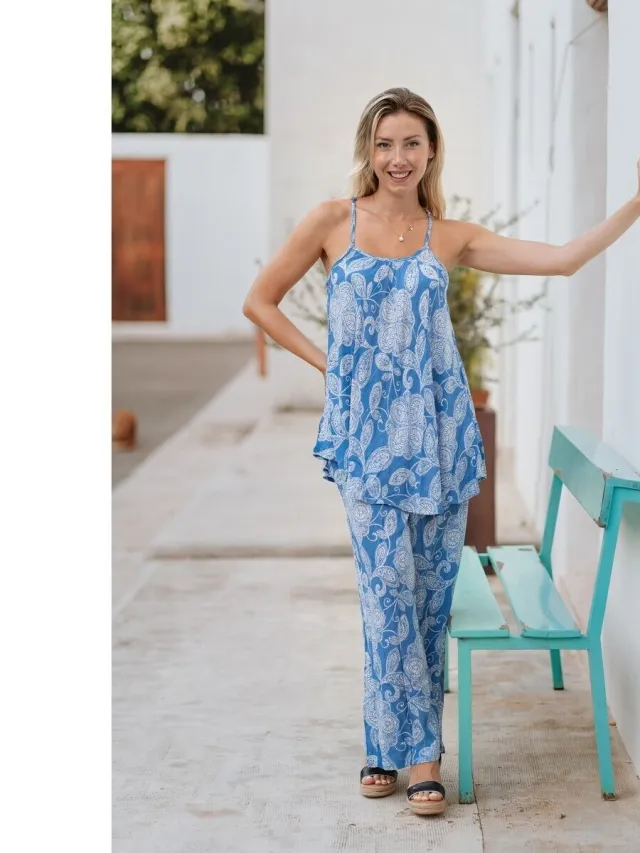 Isla Bonita By Sigris pyjamaset blauw