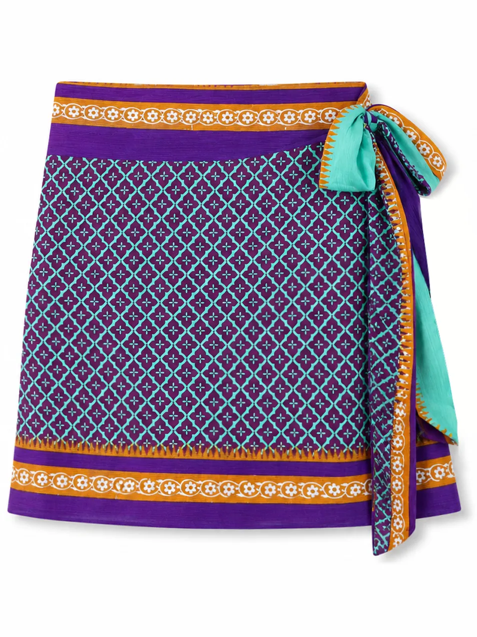 el.résidu dames vegan Rok Amira Paars Blauw, foto 2