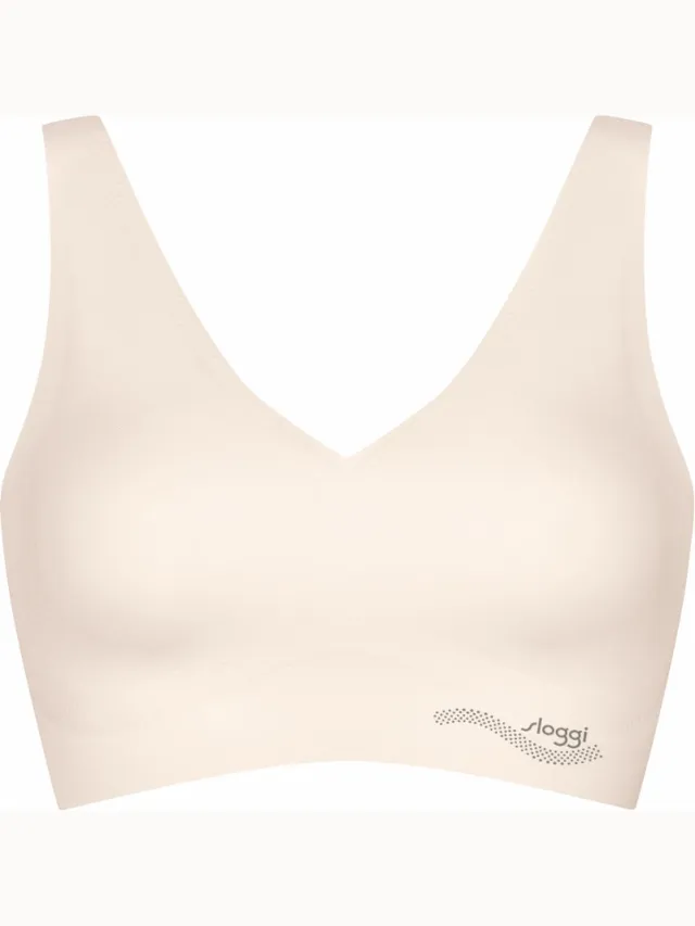 Sloggi ZERO Feel Natural Dames Beha Top - Angora