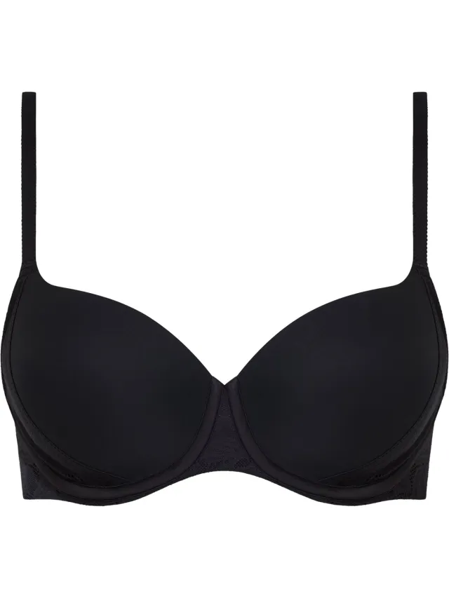 Chantelle Osmose - Bedekkende T-shirt bh - onzichtbaar - Soft Feel - ZWART