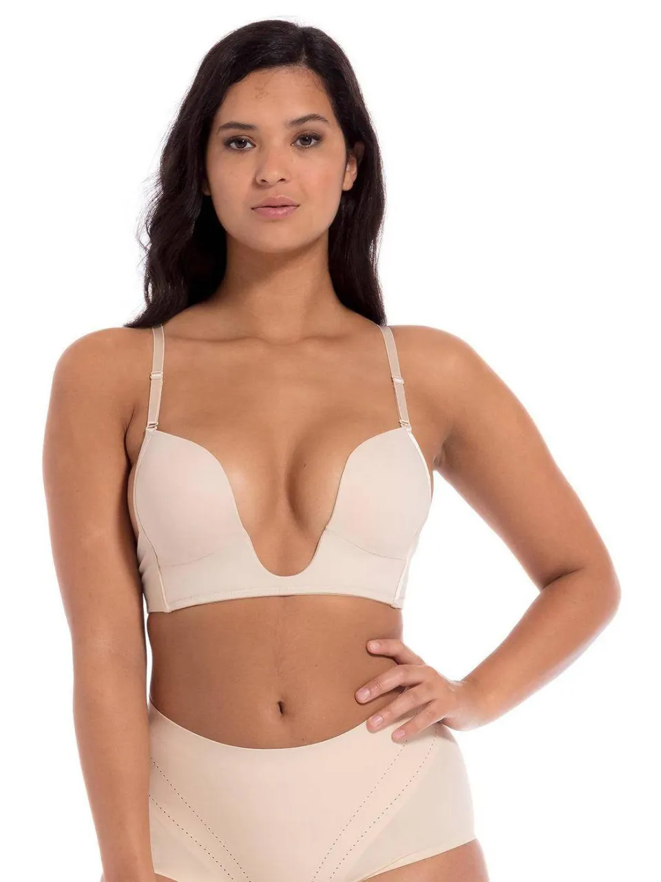 MAGIC Bodyfashion V-Bra push-up-bh beige