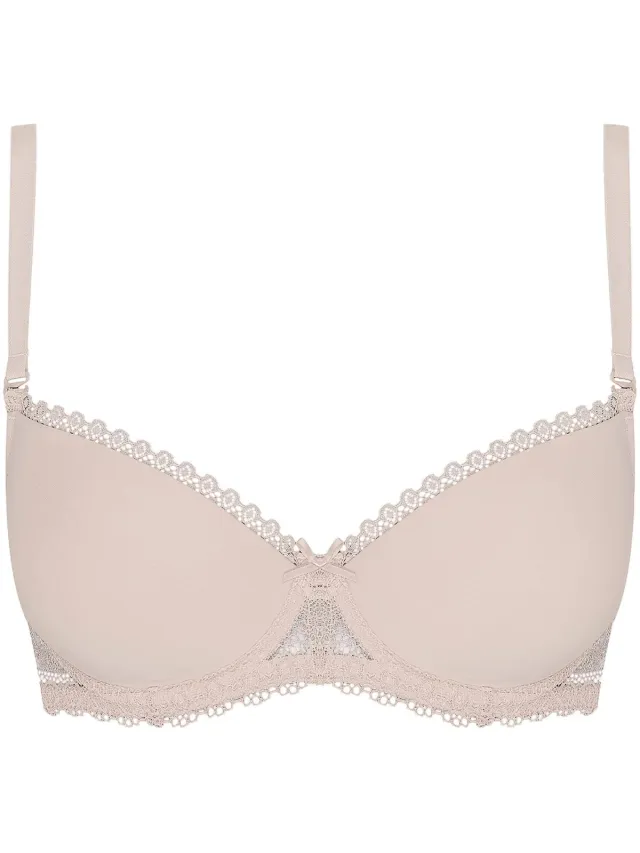 ESOTIQ Kassidy 20183 - Push-upbeha - 95D - Sterk gevoerde cups - Verstelbare bandjes beige