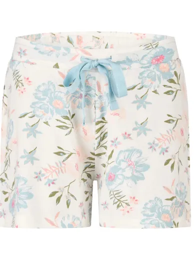 By Louise Dames korte pyjama set shortama roze/wit gebloemd, foto 2