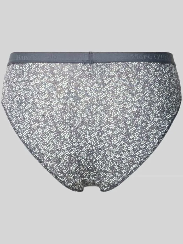 Marc O'Polo Slip van katoenmix in set van 3 donkerblauw, foto 2