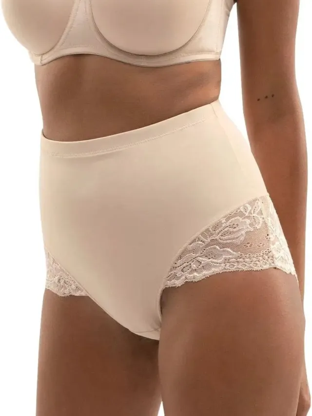 Dorina Corrigerende slip - Brigitte - Medium Control - XL - beige