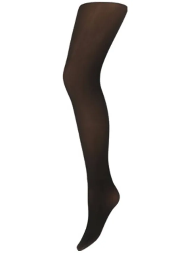 Marianne fleece panty zwart Zwart/nude