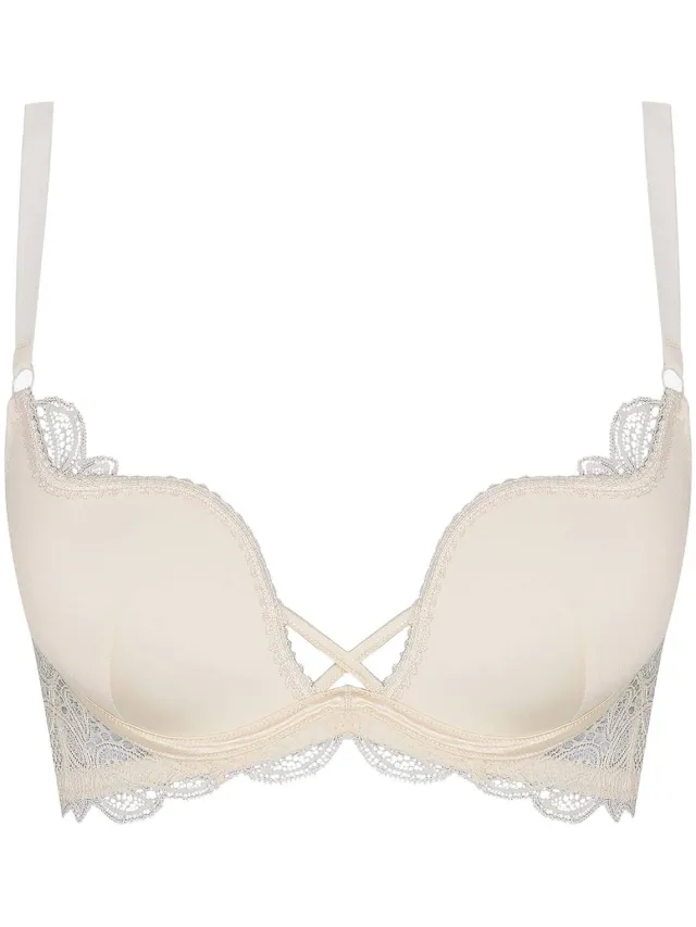 ESOTIQ Claudia - Push-upbeha - Ecru - Met beugels