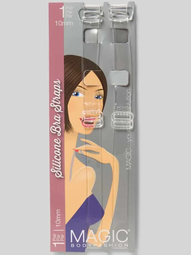 MAGIC Bodyfashion Beha met bandjes van sillicone met verstelbare bandjes Wit