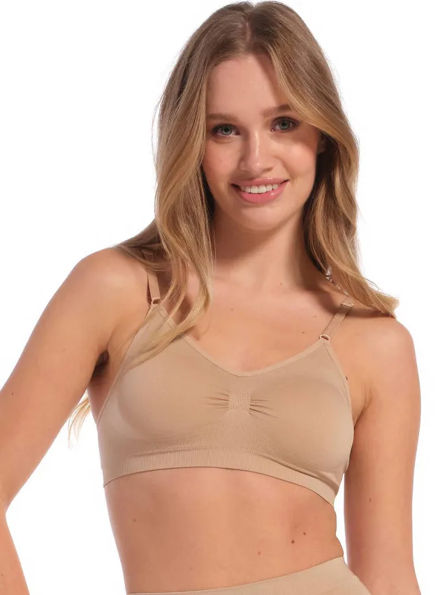 MAGIC Bodyfashion Comfort Bra voorgevormde bh top beige
