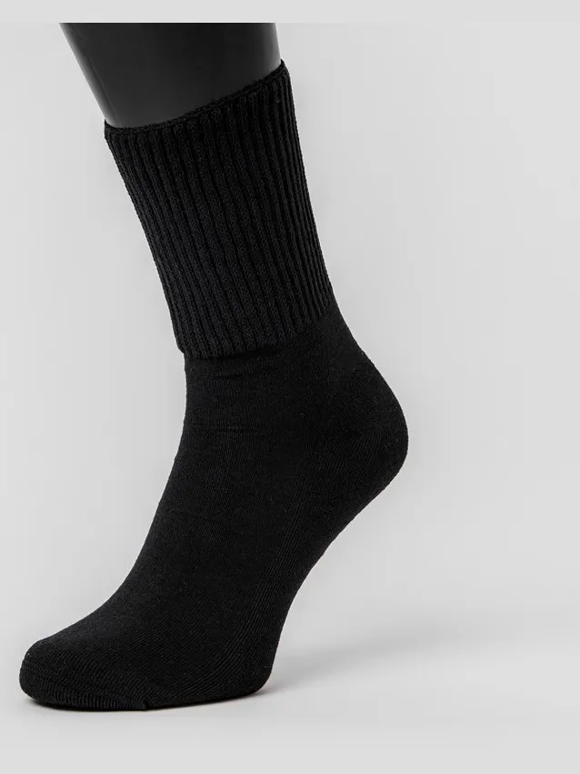 ReflexWear Diabetes sokken - zwart - Schoenmaat: 47-50