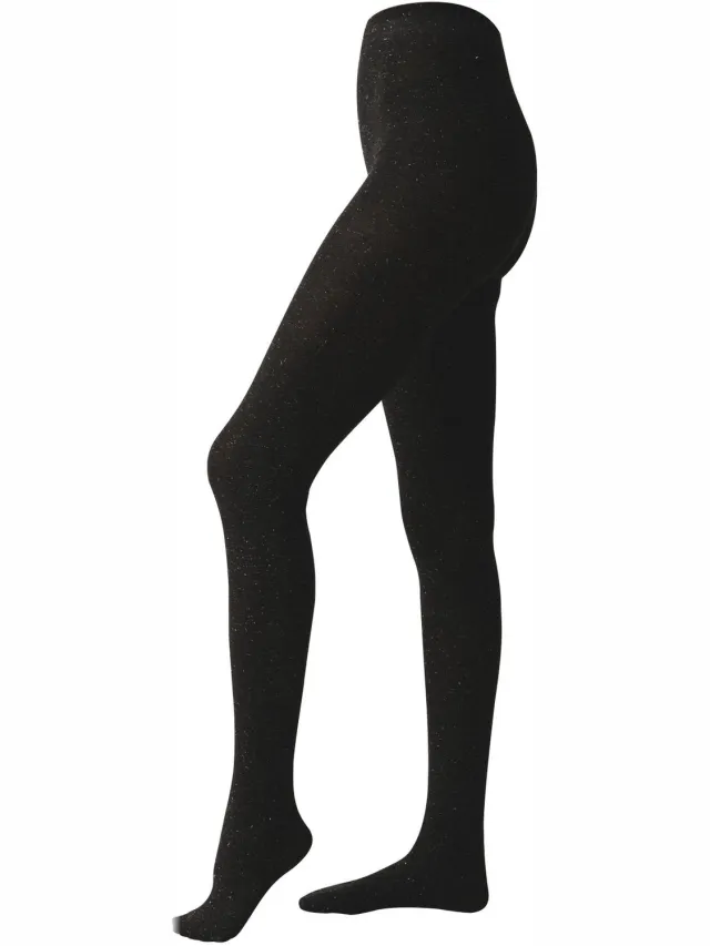 Next Dames - Thermische maillot met glitters - Zwart Black/Silver