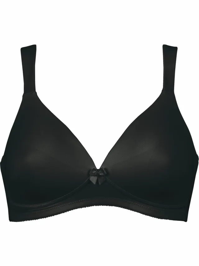 Naturana Soft bh met brede bandjes - 5266 - Zwart