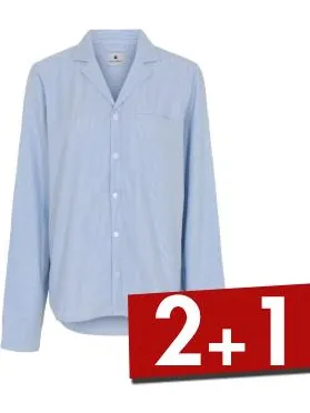 JBS of Denmark Night Shirt Blauw,Bruin,Beige
