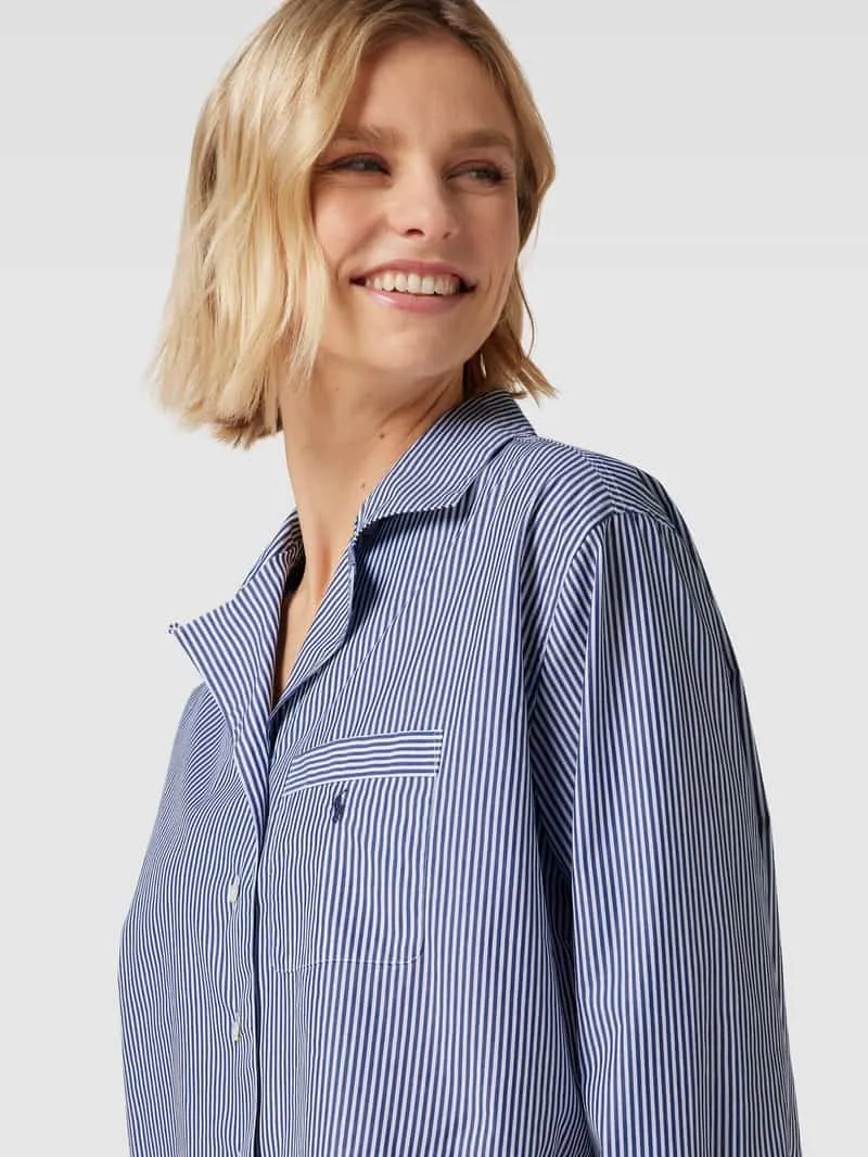 Polo Ralph Lauren Pyjama met streepmotief marineblauw, foto 3