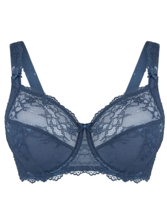 LingaDore DAILY Beugel BH - Plus Size Dark denim