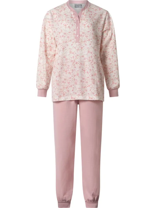 Lunatex dames pyjama 124234 - roze