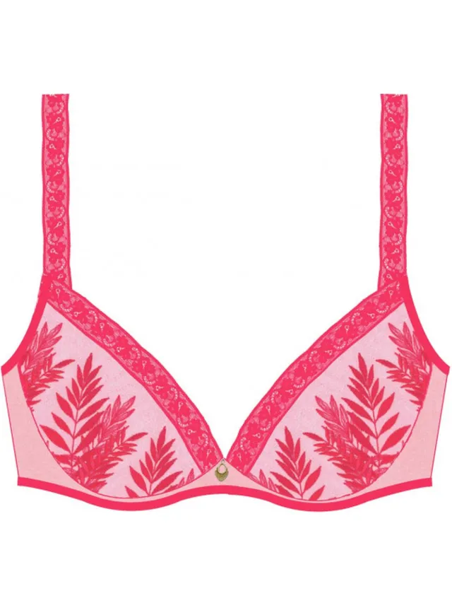 Aubade Parenthese Tropic Voorgevormde Balconette Bh LB08 JOY - maat EU 80B / FR Roze