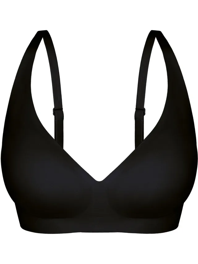 Sassa Mode seamless voorgevormde bh zonder beugel Bonded Micro zwart, foto 2