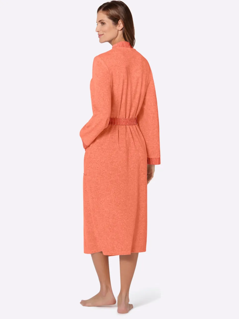 badjas kimono abrikoos apricot