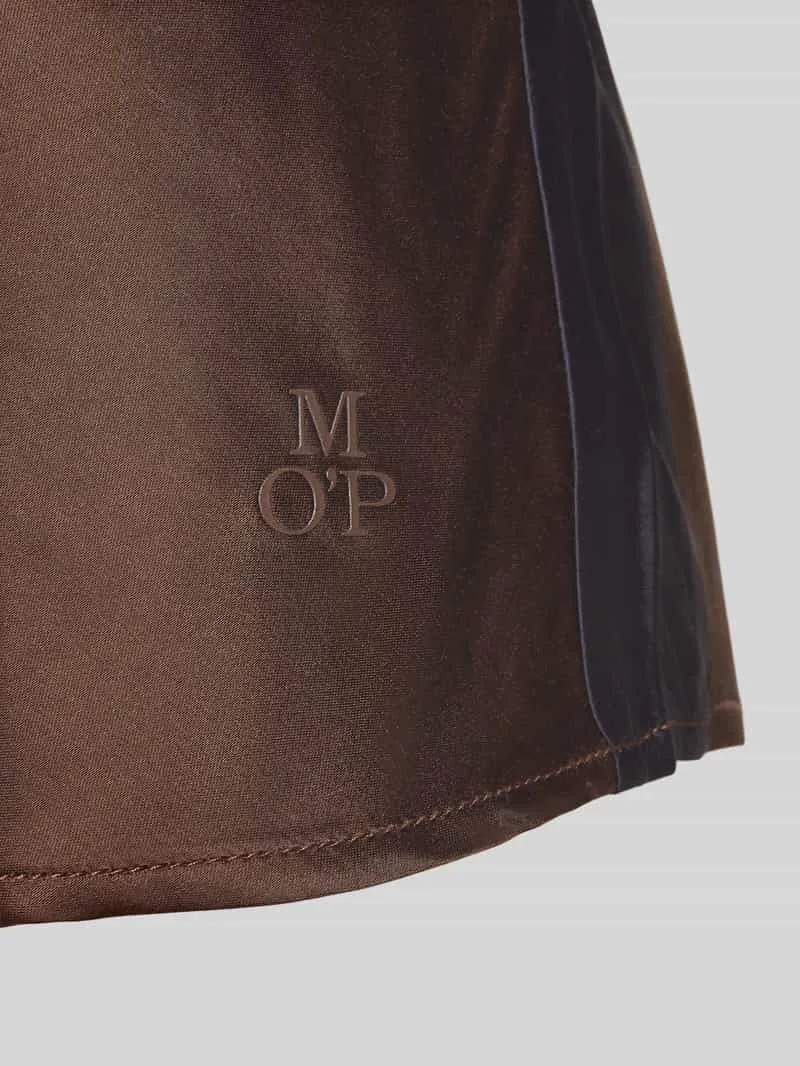 Marc O'Polo Pyjamabovendeel met verstelbare spaghettibandjes donkerbruin, foto 3
