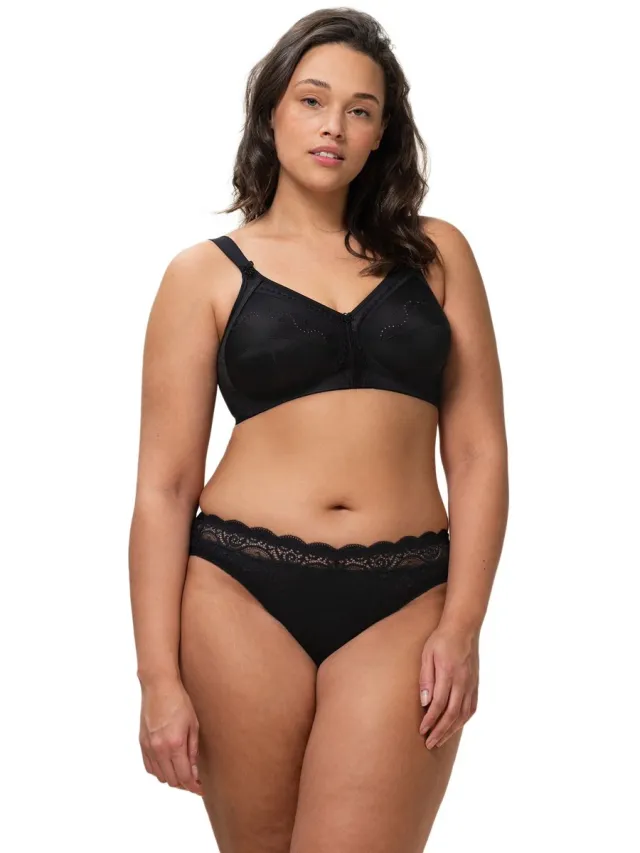 Triumph Bügelloser BH Doreen + Cotton zwart