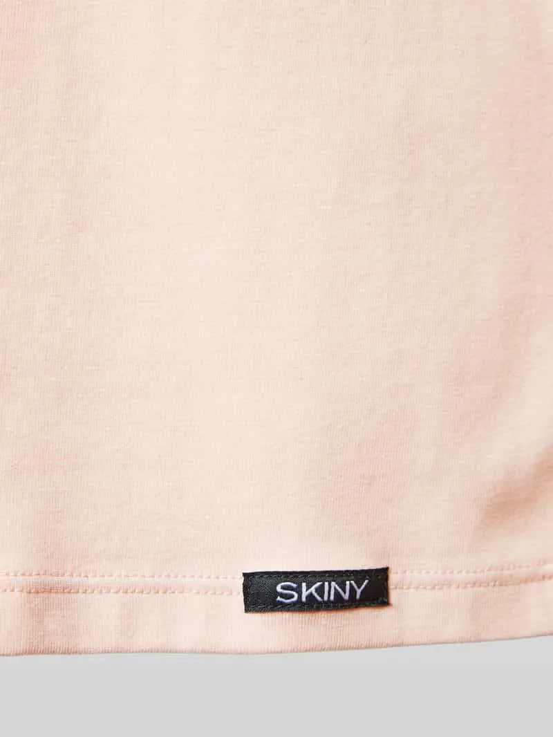 Skiny Shirt met lange mouwen en labelpatch, model 'Every Night' rosé, foto 3