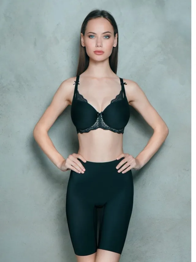 MILENKA zwarte shaping shorts van Revolutional Slim met Aloë Vera laagje maat 46 valt
