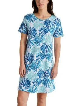 Calida Coastal Dreams Sleepshirt D1 * Actie * Versch.kleure/Patroon,Wit