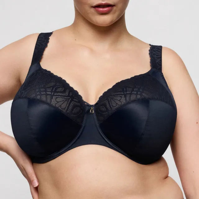 PrimaDonna Salerno Beugel Bh 0163535 Midnight Blue - maat EU 95I / FR Blauw