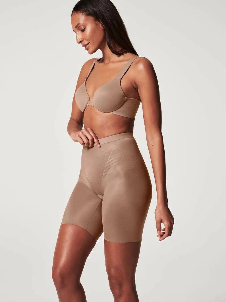 SPANX SPANXshape™ Invisible medium corrigerende Mid-Thigh short donkerbeige, foto 3