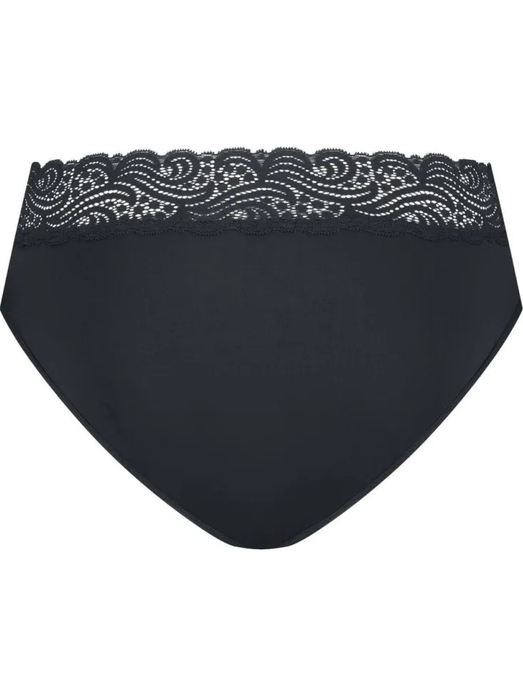 Moodies Undies medium absorberende menstruatieslip met kant zwart, foto 3