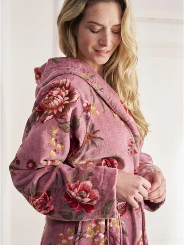 Pip Studio Badjas Pip Studio Secret Garden badjas - Mauve