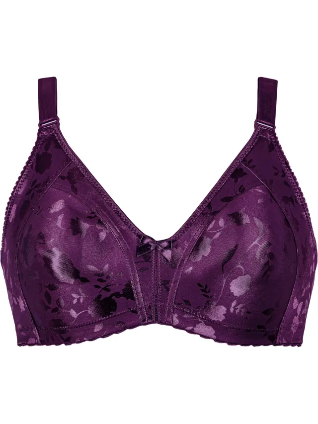 Naturana Minimizer bh met bloemenpatroon - 5363 - Beetroot