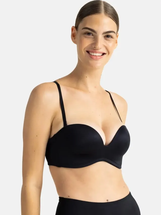 Dorina strapless BH - Bandeau bh - Sublime Sculpt - 85B - Zwart