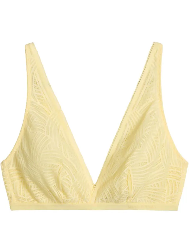 Marc O'Polo Vrouwen Bralette Timeless Lace Geel