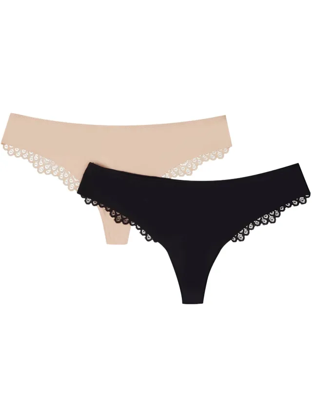 ESOTIQ Pat - String - 2-pack - Meerkleurig
