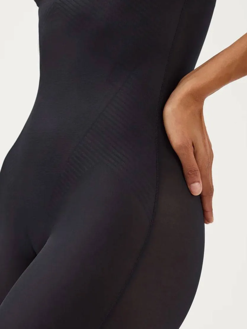 Spanx SPANXshape™ Invisible medium corrigerende Open-Bust Mid-Thigh bodysuit zwart, foto 3