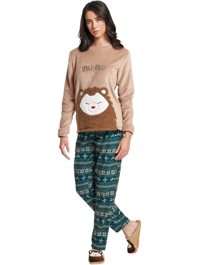 Sorbetto Pyjama Heartwood Dames Polyester Beige