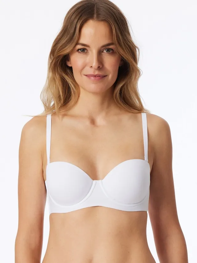 Schiesser Bügel-BH Bandeau mit Schale - Unique Micro wit