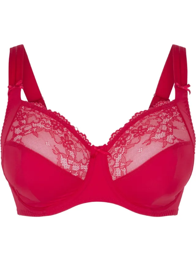 Lingadore DAILY Beugel BH - Plus Size rood, foto 2