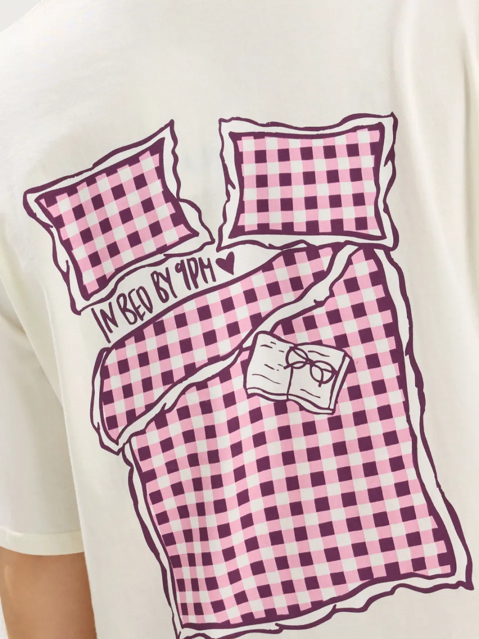 Yours Ivoorwitte 'In Bed By 9Pm' Pyjamaset-56, foto 5