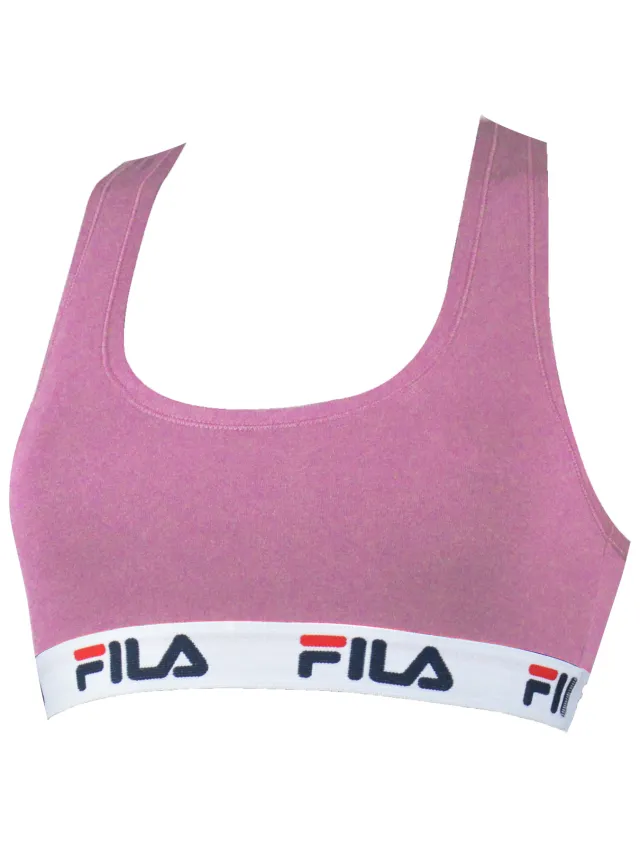 Fila Bustier Ungevoerd Katoen Paars
