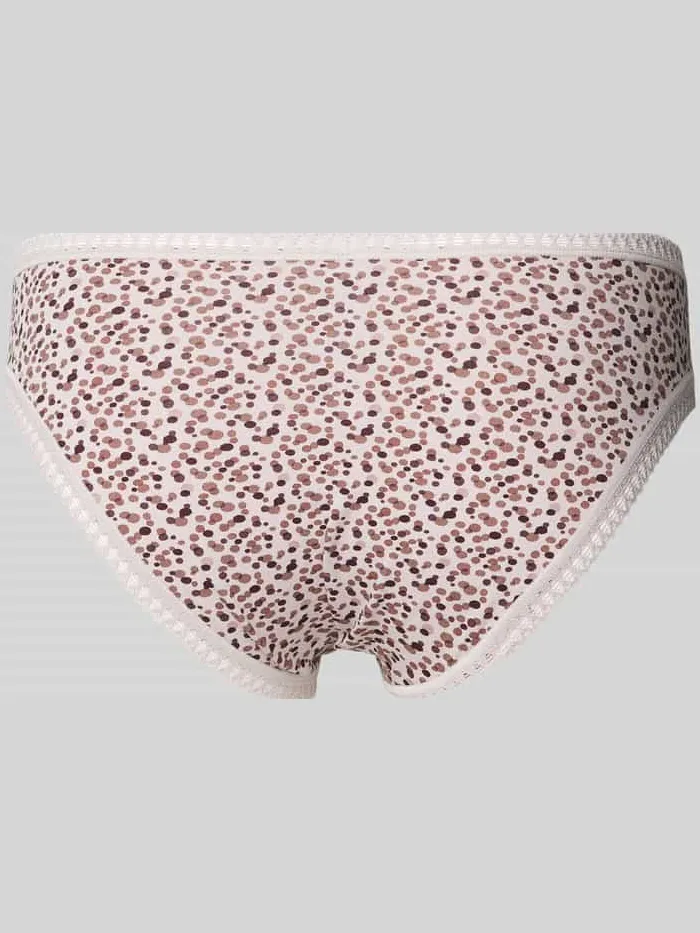 Sloggi Slip met gehaakt kant, model 'GO Crush' in een set van 3 stuks mauve, foto 2