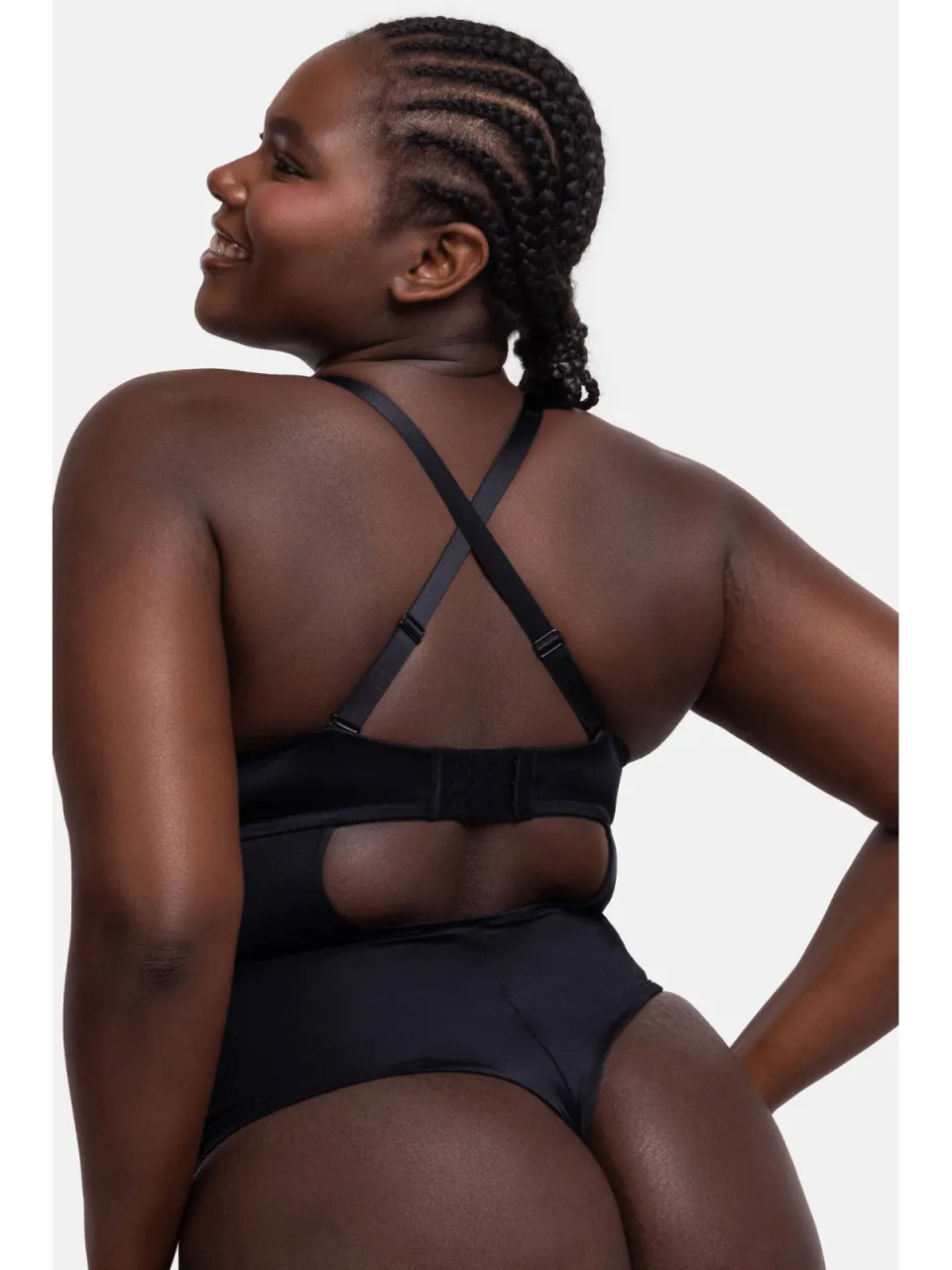Dorina strapless corrigerende stringbody Sublime Sculpt zwart, foto 4