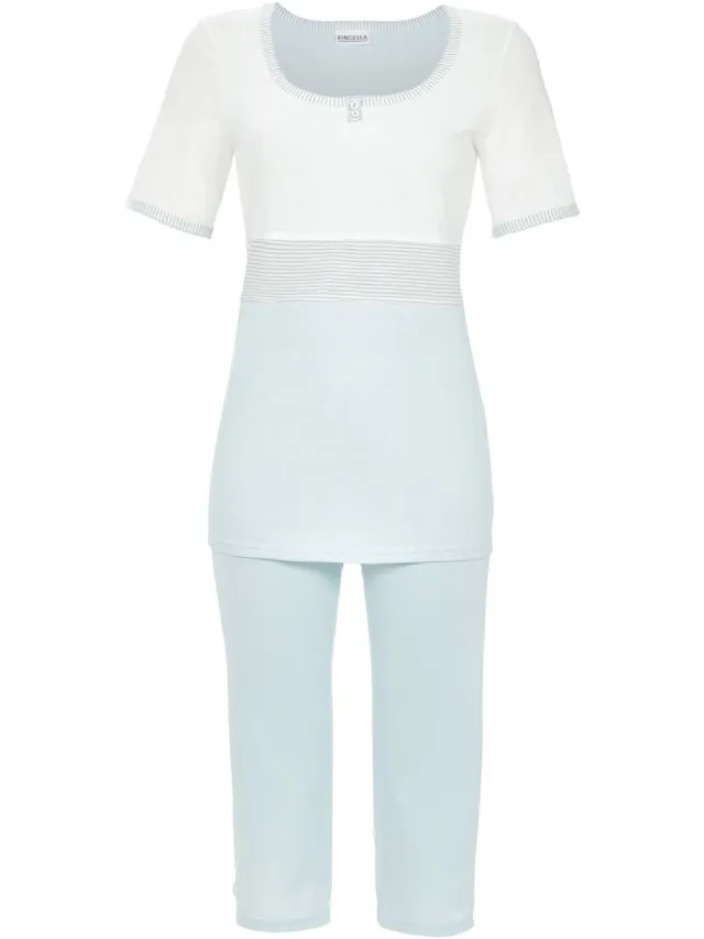 Ringella Moderne Ringella pyjama blauw - Blauw - Maat - 38